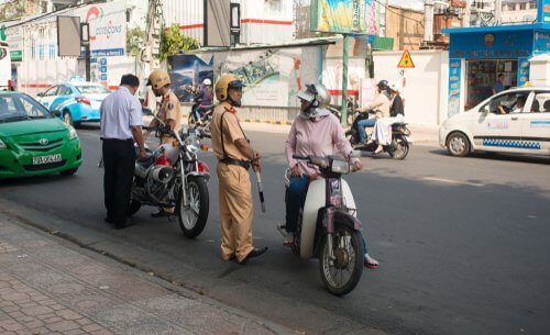 Get to the Mekong Delta Tips Traffic Police
