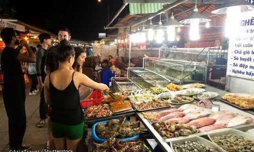 Night Market on Phu Quoc, Vietnam