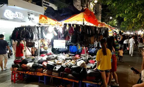 A corner of Hanoi night market