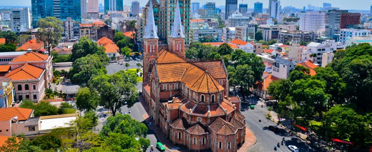Ho Chi Minh City, which is in the South of Vietnam