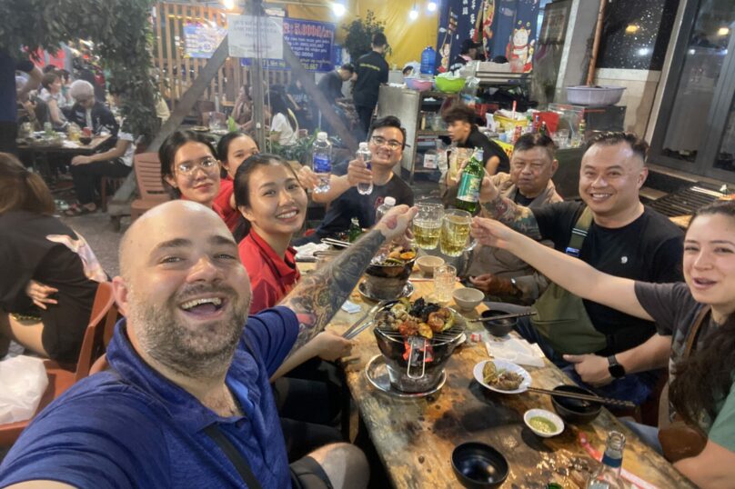 Vinh Khanh Street in District 4 has some of the best street food in ho Chi Minh City